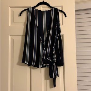 LUSH wrap tank with side tie